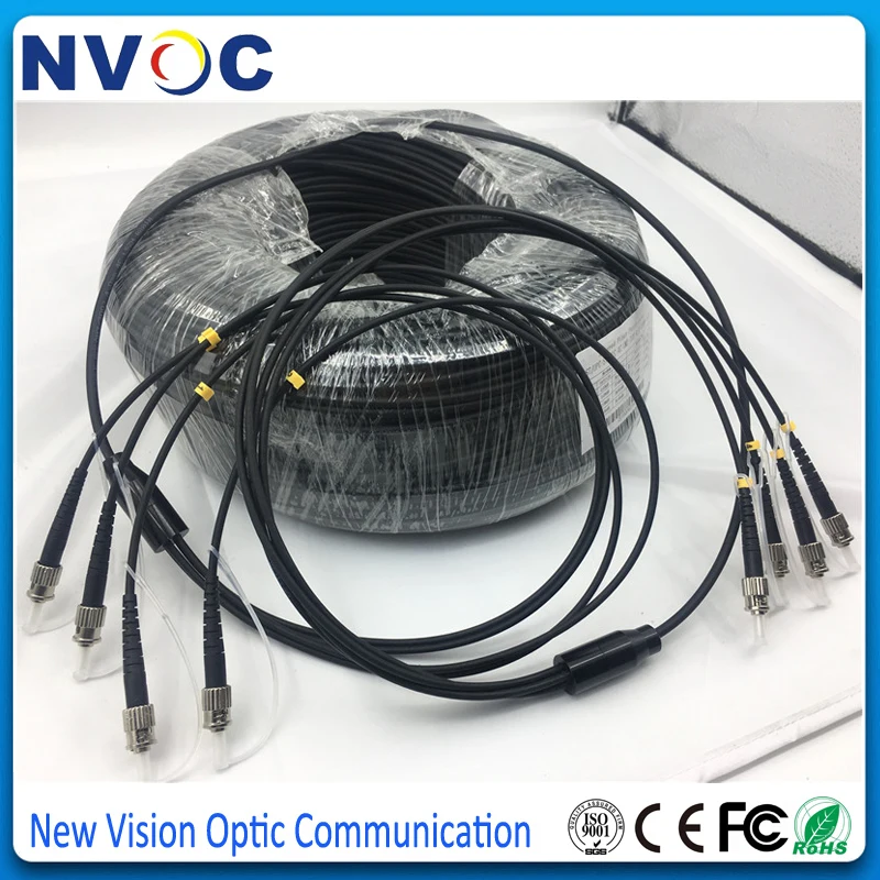 4 ядра OM3 300 0 мм 200 м LSZH ST/UPC ST UPC бронированный грызун волокна патч корд 4C волоконный
