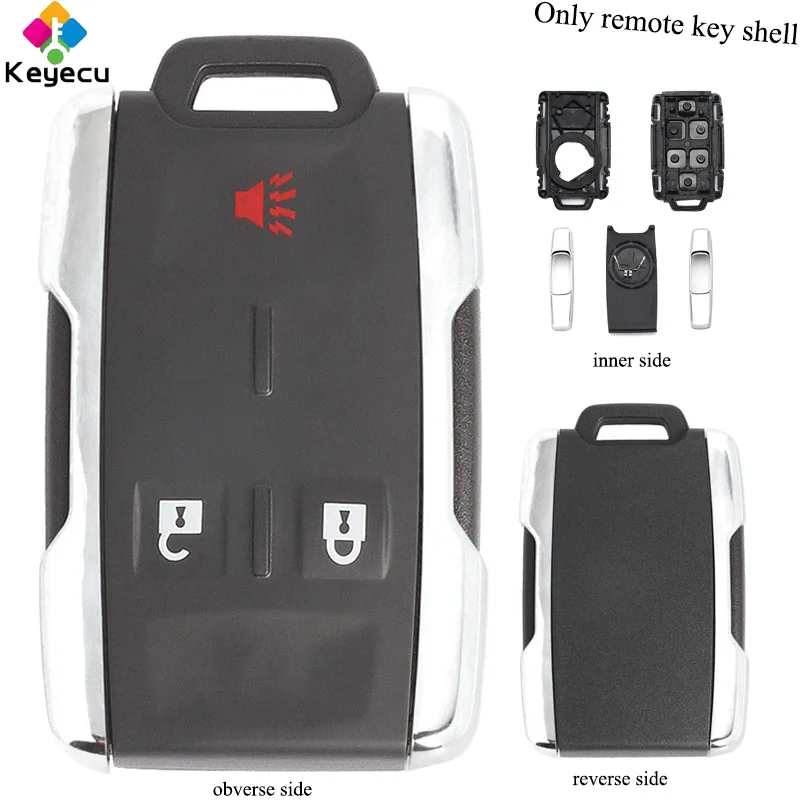 KEYECU Smart Remote Key Shell чехол с 3/4/5/6 кнопкой FOB Для Chevrolet Escalade ESV Silverado Sierra Suburban Tahoe 2015|Ключ
