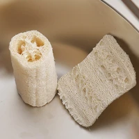natural anti oil kitchen loofah sponge scrubber dish bowl cleaning brush new