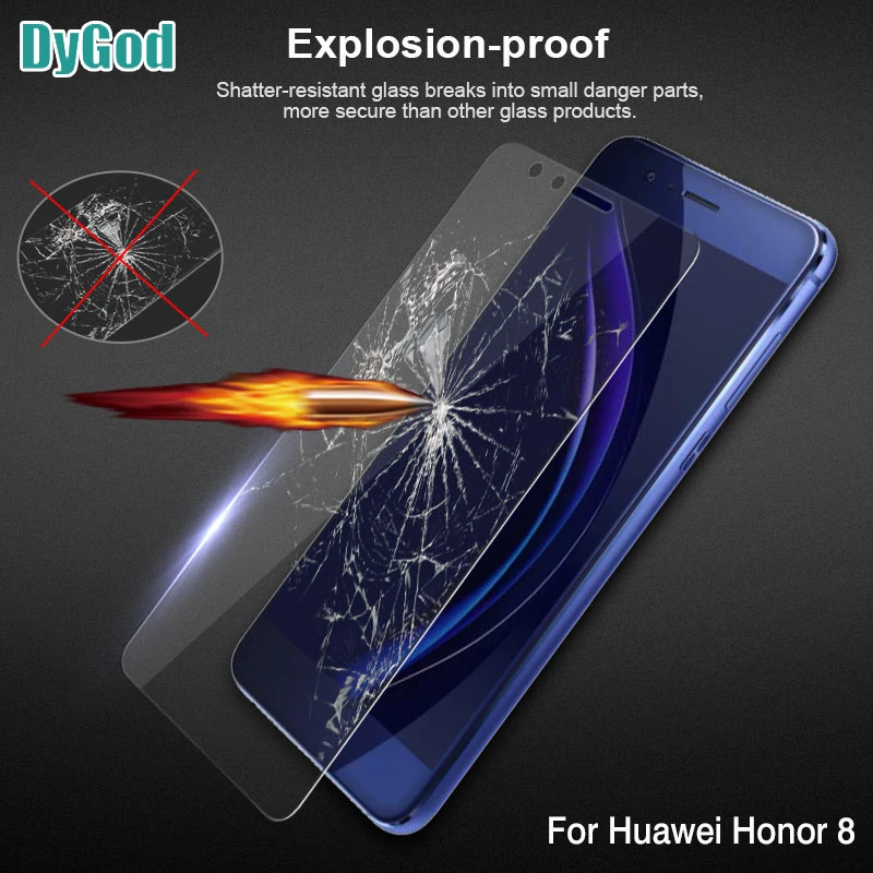Закаленное стекло DyGod для Huawei Honor 8 защитная пленка экрана Аксессуары мобильных