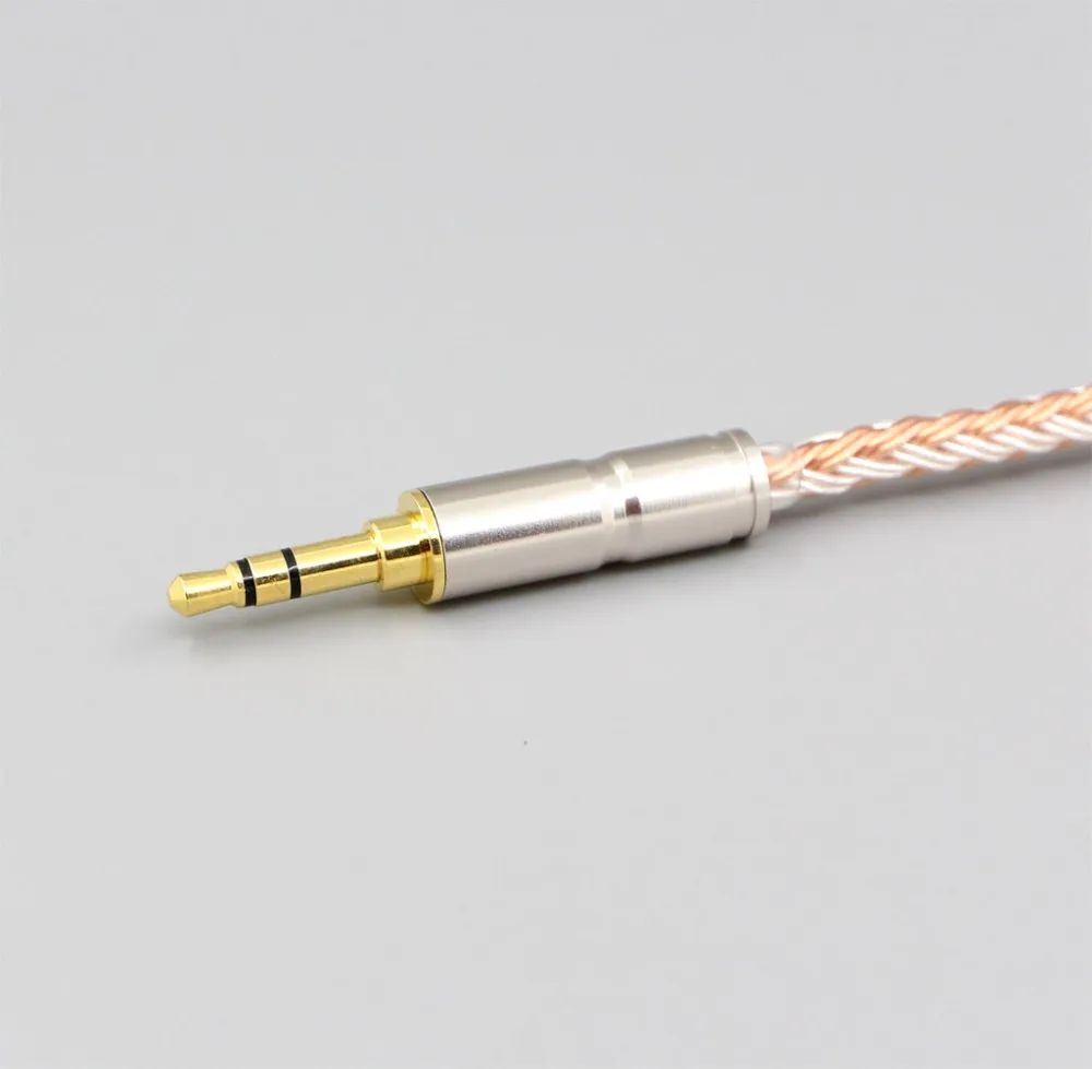 LN006156 16 Core OCC серебряный кабель для Final Audio viak T1P Denon AH-D600 D7100 Hifiman Sundara Ананда HE1000se HE6se he400