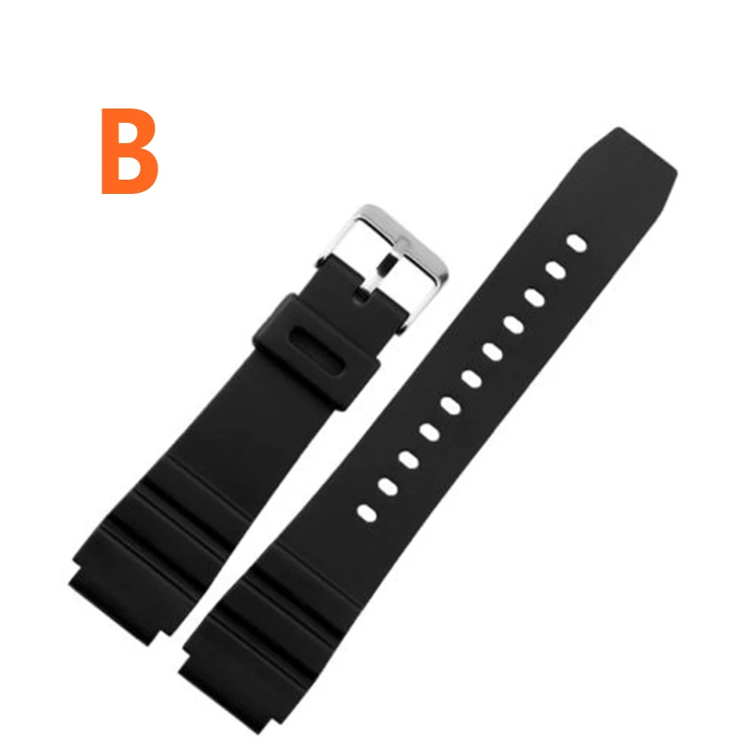 New Casio PU Watchband 16mm 18mm 20mm 22mm Silicone Strap Watch Bracelet for Casio G Shock Electronic Watch Replacement Strap