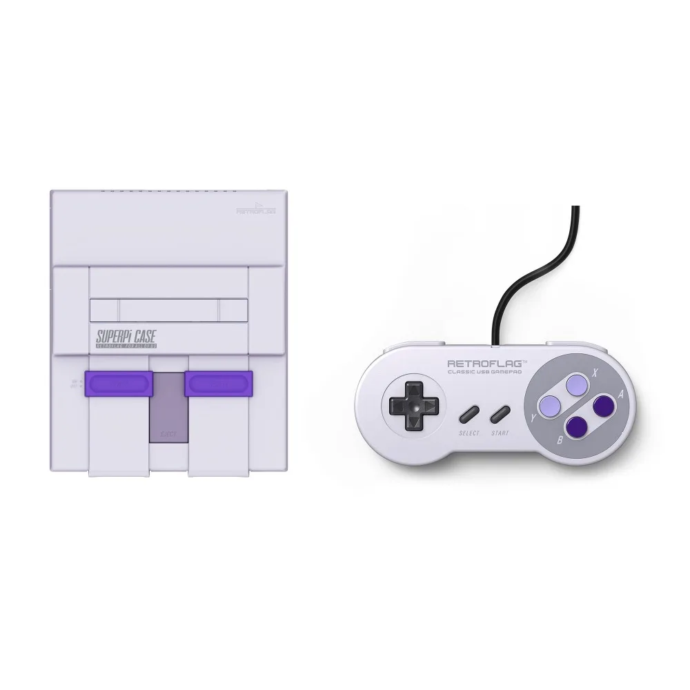 Чехол Retroflag SUPERPi с безопасной остановкой и проводным контроллером Deluxe Edition UCase