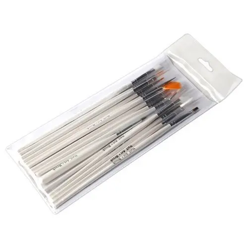 15 шт. художественные инструменты кисти для рисования картин белый розовый