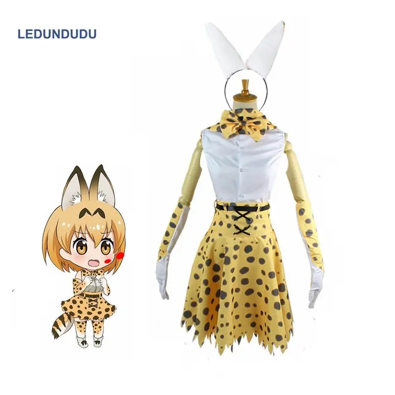 Костюм для косплея по мотивам аниме Kemono Friends костюм в виде кота женщин интима