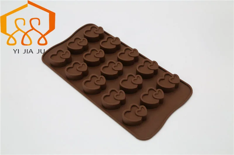 DIY ручной работы двойной Кордата шоколад/торт выпечки Плесень желе пудинг/мыло