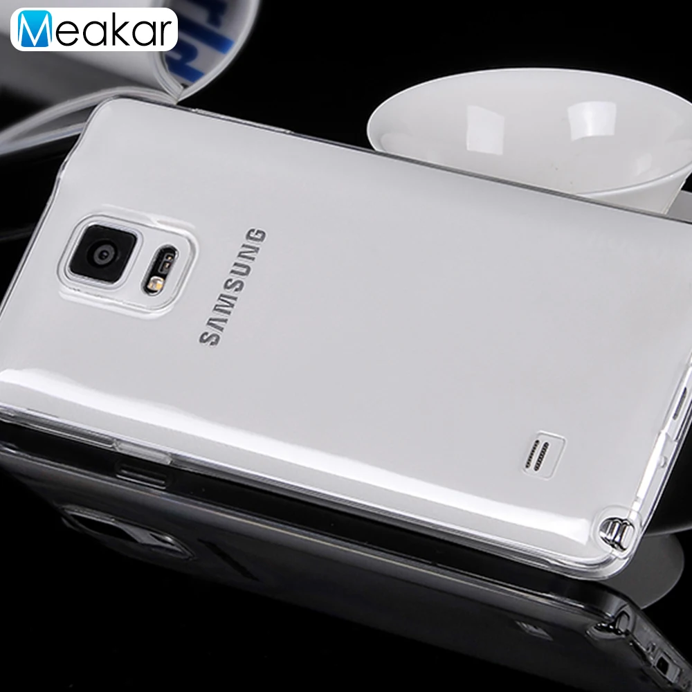 Transparent Soft TPU Silicon 5.7for Samsung Galaxy Note 4 Case For Note4 N9100 Cell Phone Cover |