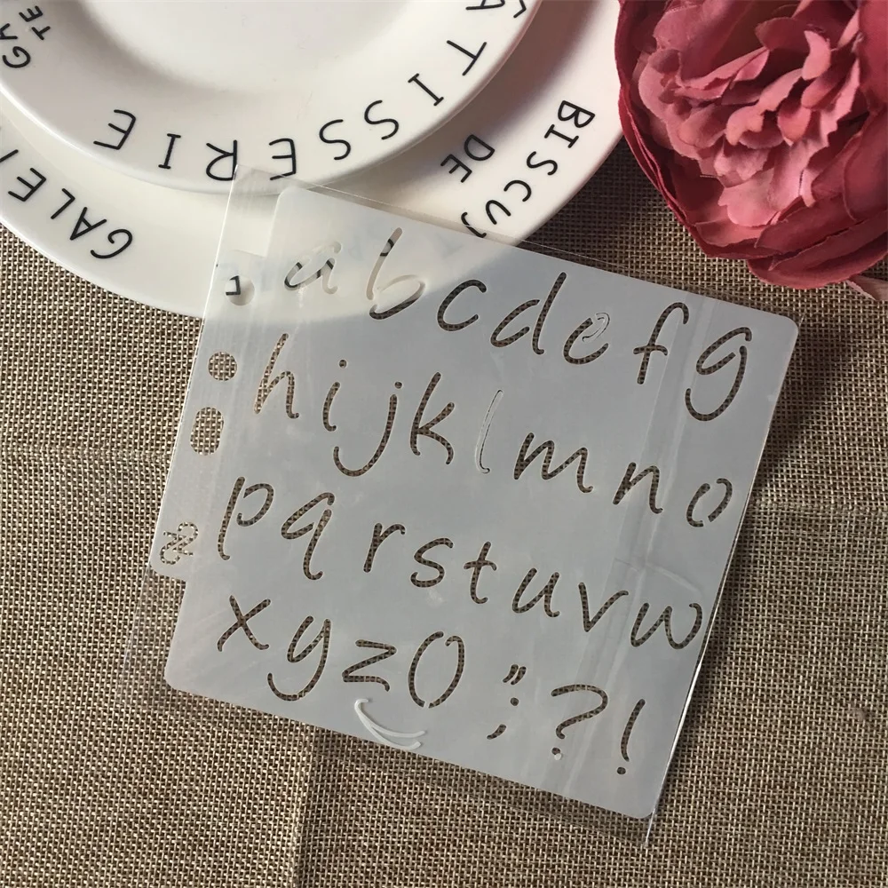 9 шт./компл. 14 см алфавитные буквы принадлежности сделай сам трафареты для ношения