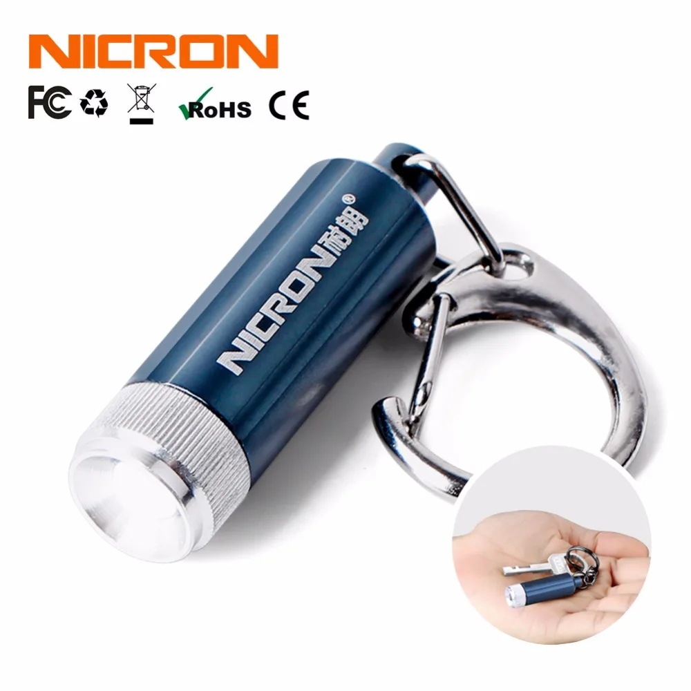 NICRON 0 25 W Горячая продажа Supoer мини фонарик выпуклая зеркало светодиодный микро