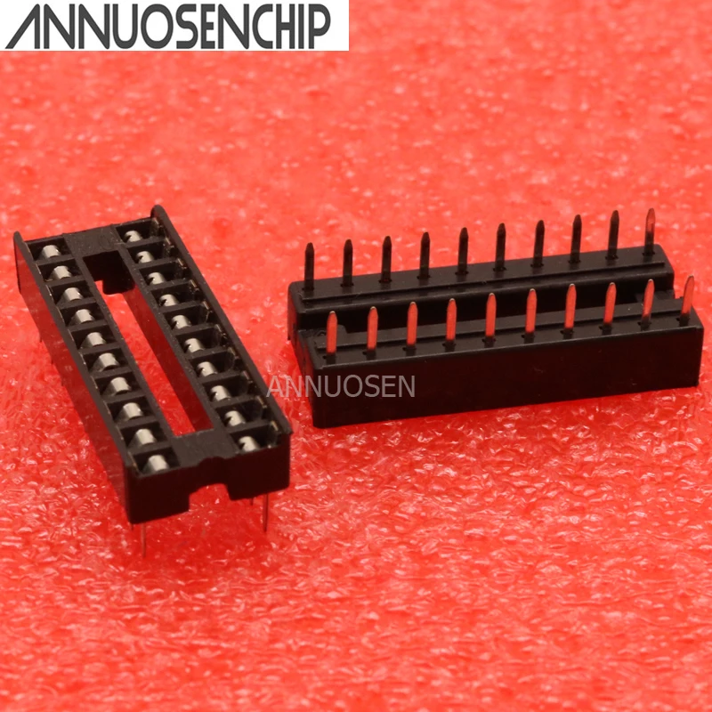 10 шт. IC розетки DIP6 DIP8 DIP14 DIP16 DIP18 DIP20 DIP24 DIP28 DIP40 контактный разъем DIP разъем на возраст 6, 8, 14, 16, 18, 20, 24, 28 40 pin-код