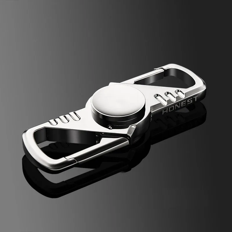 finger spinner keychain key ring handspinner chain holder creative waist hanging keyfob chaveiro llaveros hombre | Украшения и