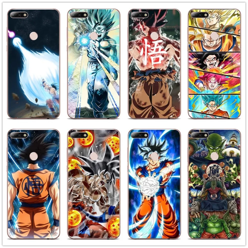 Чехол для телефона Dragon Ball z goku DragonBall мягкий прозрачный чехол из ТПУ Huawei P8 P9 P10 P20L