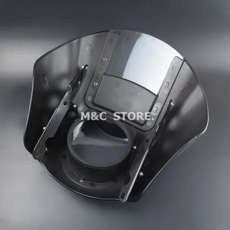 Дымовое прозрачное лобовое стекло ABS четверть обтекателя комплект для Harley Sportster