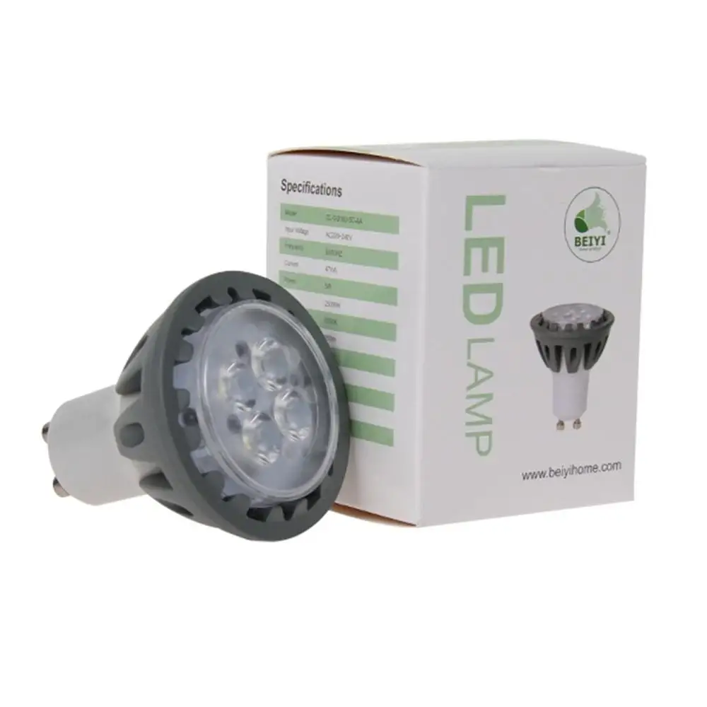 Супер яркий AC100-265V GU10 5 Вт Высокая мощность низкий свет SMD светодиодный светильник