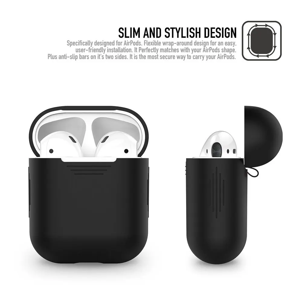 AHASTYLE UG2 защитный чехол для Аксессуары AirPods силиконовый Air Pods чехол|Аксессуары