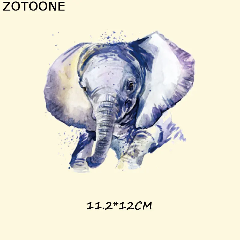 ZOTOONE, дизайн, животные, серия, патч, футболка, пресс, стикер, а-уровень, моющийся, утюжок, Переводные патчи для одежды F