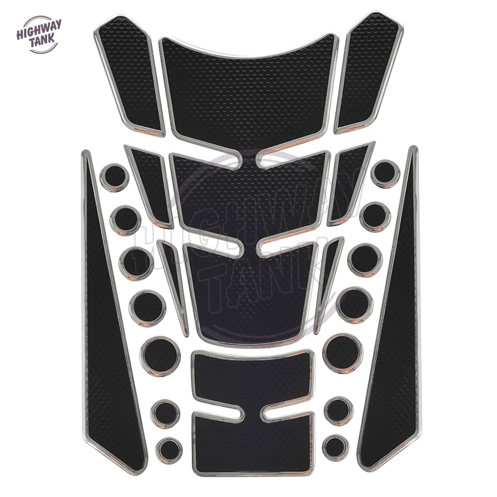 Мотоцикл 3D спортивный велосипед масляный топливный бак коврик Защитная Наклейка