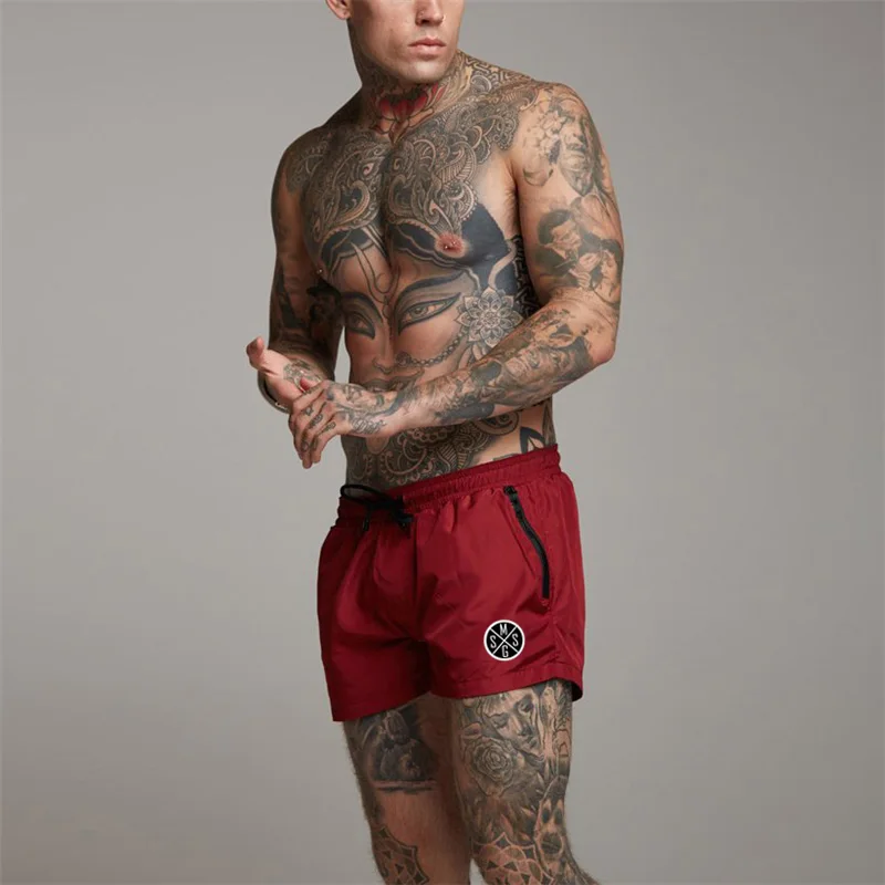 Мужские спортивные шорты брюки для бега бодибилдинга тренировок фитнеса мужские