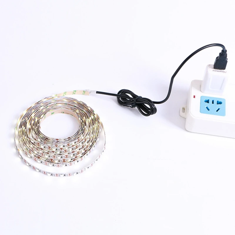 50 см 1 м 2 USB кабель Светодиодная лента светосветильник лампа SMD 3528 Рождественский