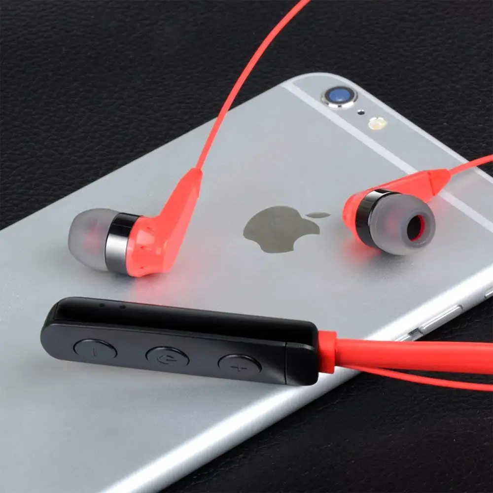 IKOS Bluetooth Earphone4.2 стерео спортивные наушники Беспроводной вкладыши гарнитура с