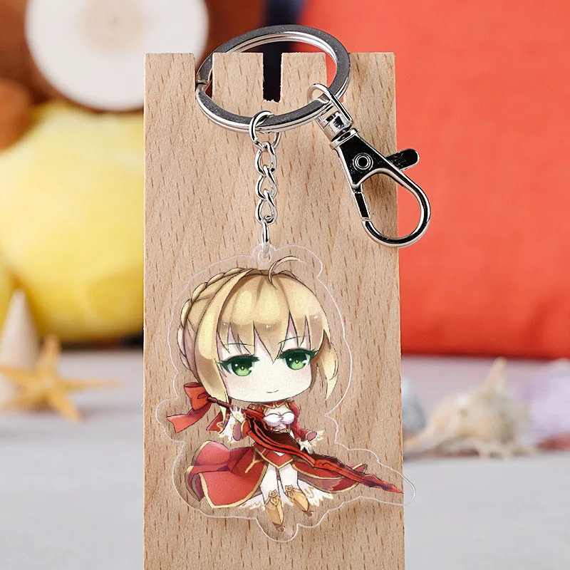 Игра Fate брелок мультфильм фигурка саблей астольфо Подвески акриловый кулон брелок