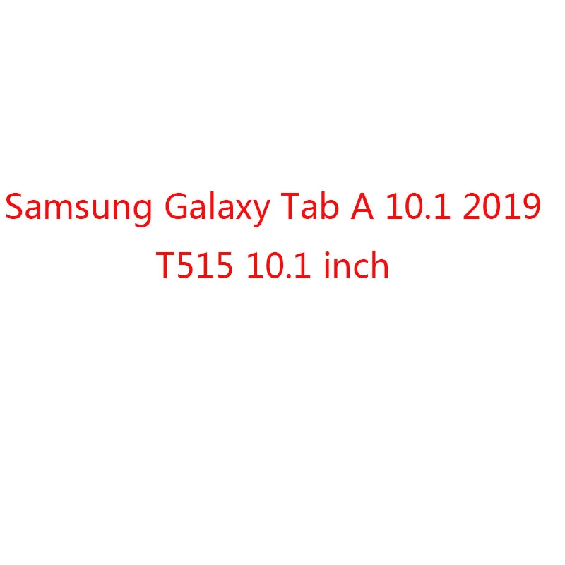 Прозрачный чехол для samsung Galaxy Tab A 10,1 8 S5E 10,5 чехол s T720 T725 T515 P205 P200 Мягкий ТПУ Водонепроницаемый прозрачные чехлы - Цвет: Tab A 10.1 2019 T515