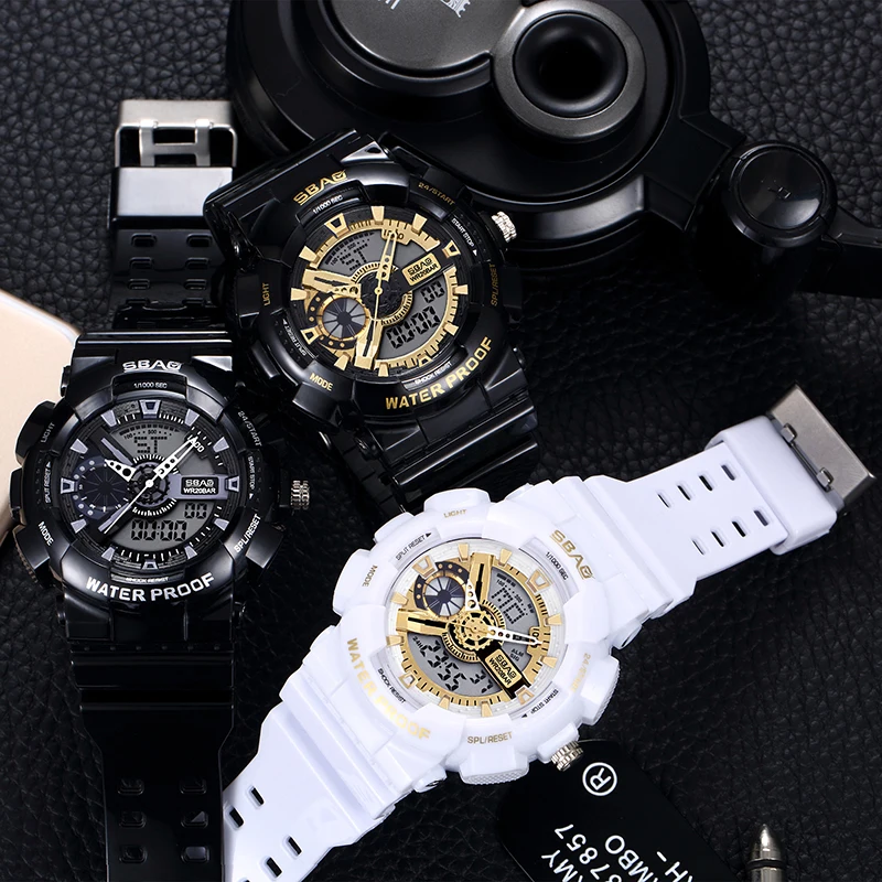 

Men Military Watch Waterproof Wristwatch LED Digital Watch Quartz Clock Male Sport Watch for Men relogios masculino Men Watches