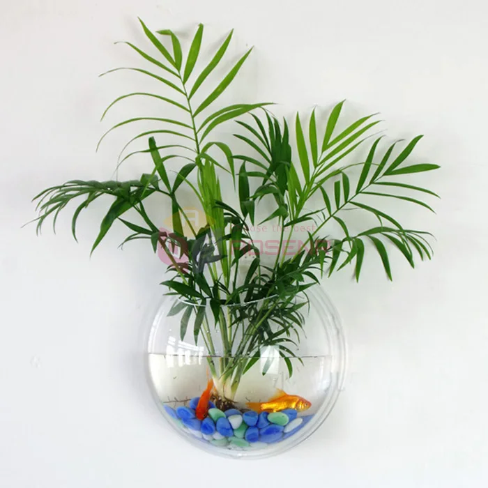 Креативные золотые рыбки Акриловые Настенные рыбные миски аквариумные