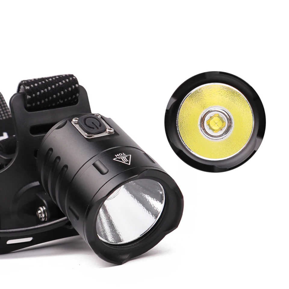 Новинка XHP70.2 32 Вт Мощный светодиодный головной Фонарь налобный фонарь с зумом 7800