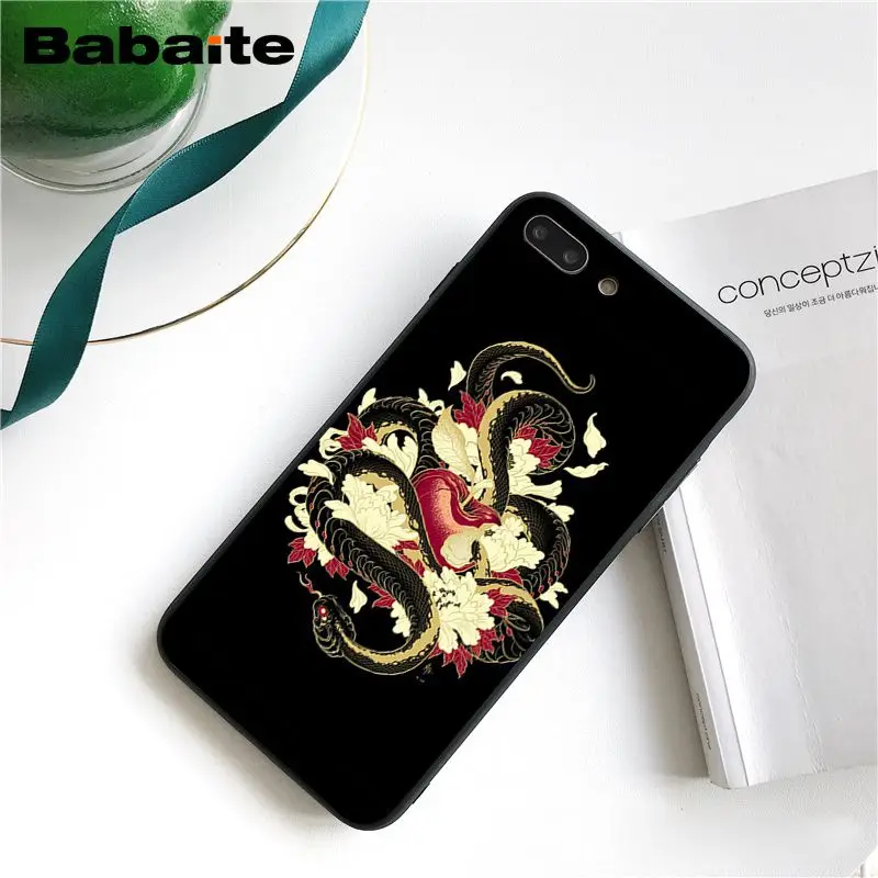 Babaite ручная змея Цветок змея картина чехол для телефона для iphone 11 Pro 11Pro Max 8 7 6 6S Plus X XS MAX 5 5S SE XR