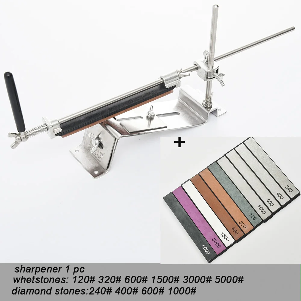 sliver sharpener 5 Точилка для ножей Система заточки стали Профессиональный алмаз точильного камня камни стержни фиксированный угол шлифовального устройства - Цвет: sliver sharpener 5