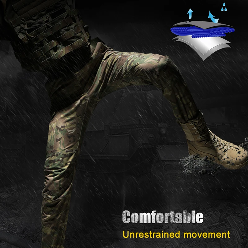 CQB Outdoor Sports Camping Tactical Military Camouflage Women's Pants CS Overalls for Climbing Hiking Trekking Female's Pants|Походные