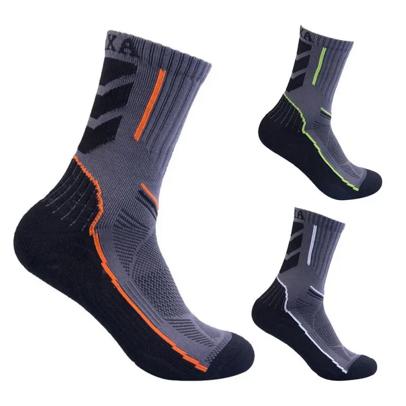 

Outdoor Socks Men High-top Sport Socks Quick Dry Breathable Absorb Sweat Antibacterial Climbing Cycling Running Skiing