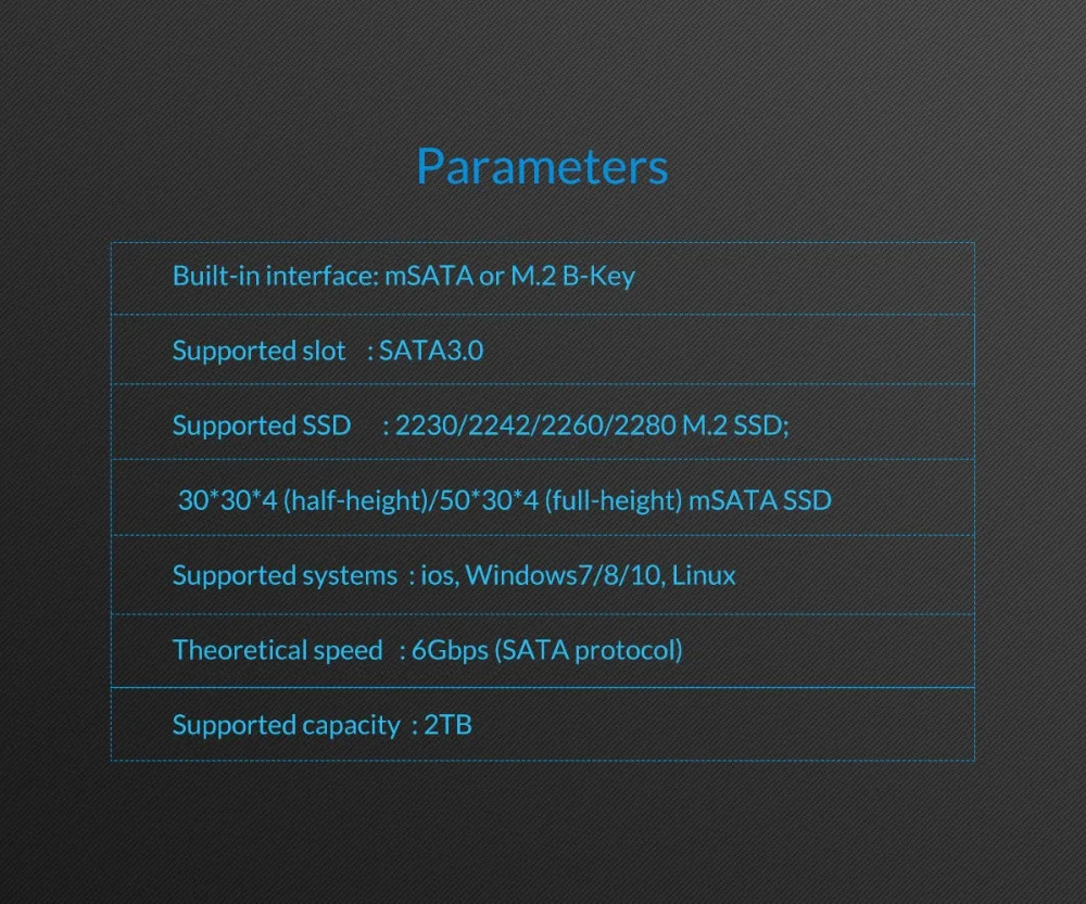 ORICO 2,5 дюймов HDD корпус M.2 Ngff/Msata для Sata 3,0 адаптер высокоскоростной 6 Гбит/с коробка жесткий диск Корпус для Samsung Seagate SSD