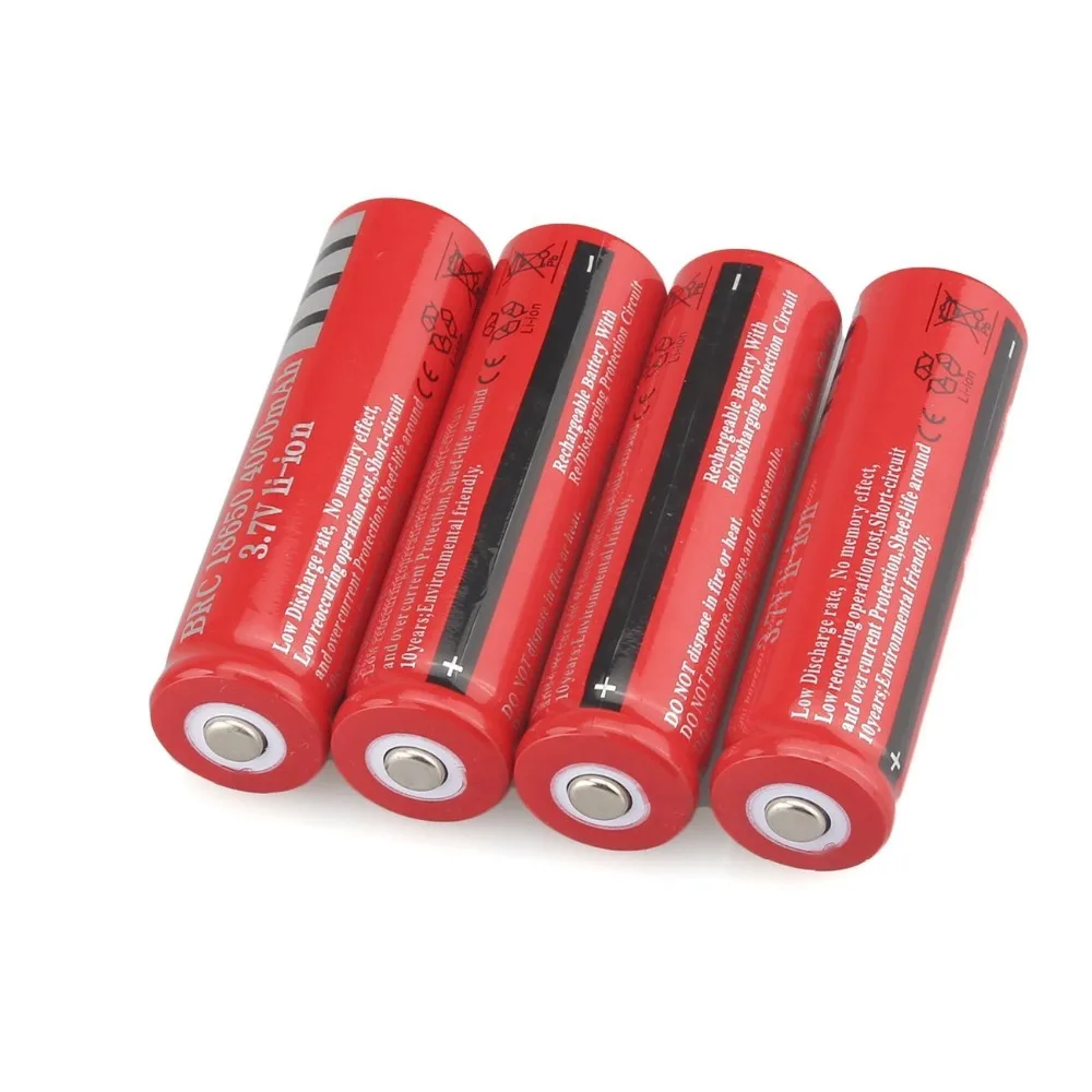 Cncool 3 7 V 18650 аккумулятор литий-ионный для Светодиодный фонарь фонарик 4000mah батареи