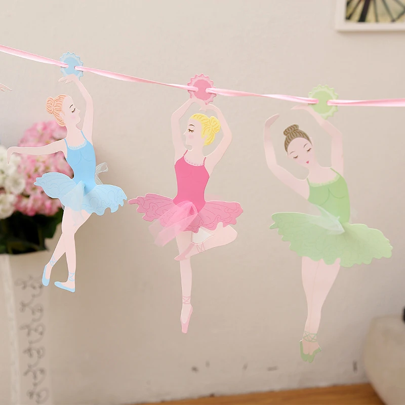 10 шт./упак. балетки pull flags балетки баннер Baby Shower Юбилей Счастливый День защиты детей День рождения украшения поставки