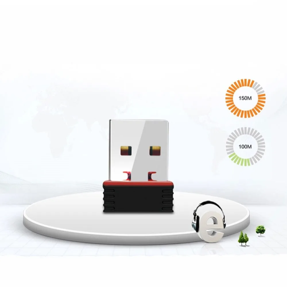 USB Wi-Fi адаптер buyincoin беспроводная сетевая карта Ethernet антенна приемник LAN AC 2 4G для