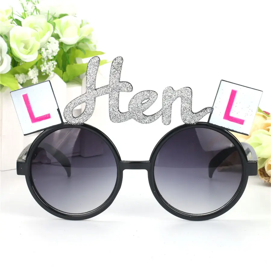 Блестящий серебристый костюм для девичника макияжа очки невесты маскарадного