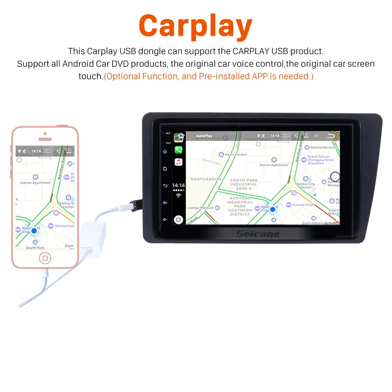 Seicane " Android сенсорный экран 1080P Bluetooth wifi Автомобильный gps Мультимедиа для 2001 2002-2005 Honda Civic Поддержка Зеркало Ссылка DVR