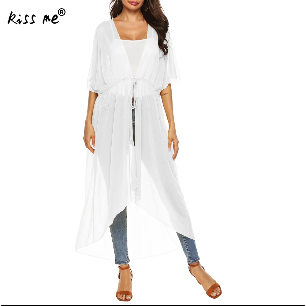 Новый пляжный купальный костюм летний прозрачный сексуальный бикини накидка для