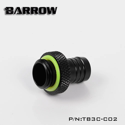 Barrow черная Латунь G1/4 ''резьба 3/8 ручная затяжка пагода Тип коннектора для 9 5 мм