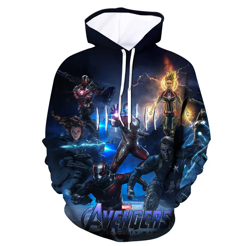 Marvel The Avengers 4 Endgame Quantum Realm косплей костюм толстовки для мужчин с капюшоном Мстители