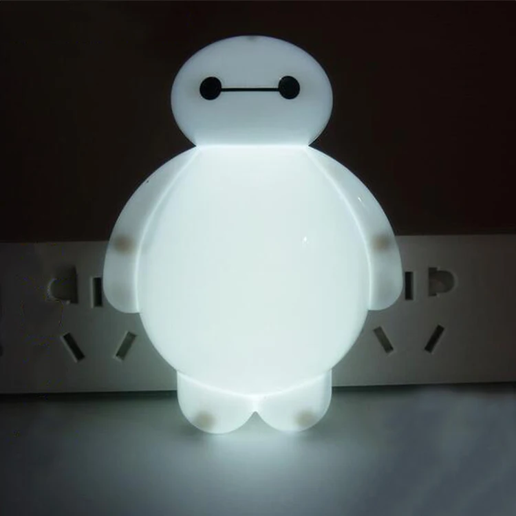 Новинка ночник большой герой Baymax 3 w luminaria белый зеленый желтый цвет лава лампа для детской комнаты; декор luminaria de mesa