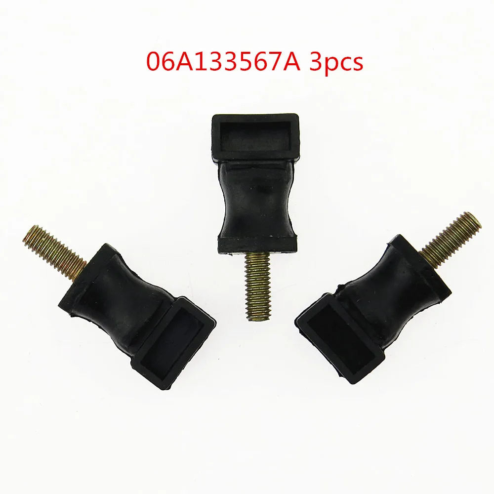 SCJYRXS 3 шт. 06A133567A вторичный воздушный насос резиновое Крепление 06A 133 567A 06A133567A для Beetle Golf MK5 MK6 Passat B5 TT A3