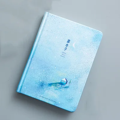 "Лесная жизнь" дневник книги красочные страницы жесткий чехол милый планировщик записная книжка-органайзер блокнот учеба подарок - Цвет: Небесно-голубой
