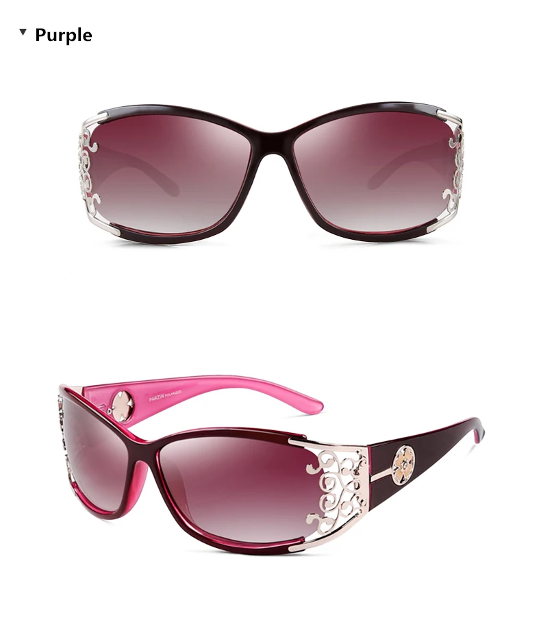 PARZIN Luxury Sunglasses Women Brand Designer Vintage Polarized Ladies Sun Glasses For Women Lace FemaleGlasses For Driving P218