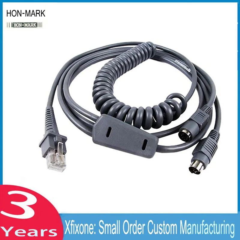 _ GD4130 3m PS2 спиральный кабель с клиновидной клавиатурой для Datalogic D100 D130 GD4400 2130