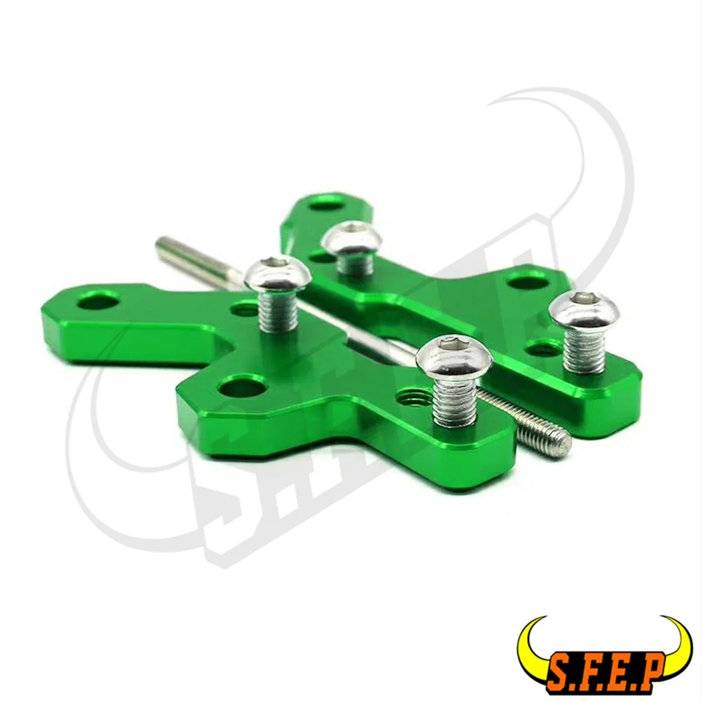 CNC задний Набор подножки кронштейн база для Kawasaki Ninja 250 Ninja 300 Ninja250 Ninja300 ZX-300R Z250 Z300