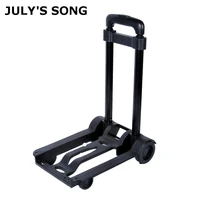 julys song folding portable travel trailer domestic luggage cart portable hand cart for shopping trolley shopping cart
