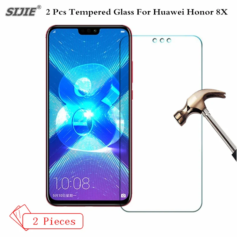 2 шт./лот закаленное стекло для Huawei Honor 8X honor8X 6 5 дюймов OTA Update LTE смартфон